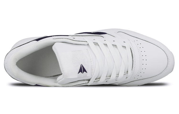 (WMNS) Reebok Classic Leather Low-Top Sneakers White/Blue DV8170