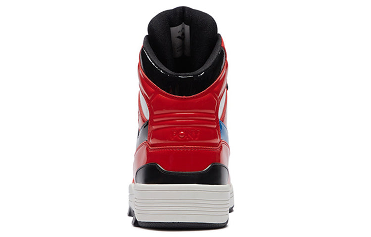 PONY M100 High White/Red 01M1M101RD