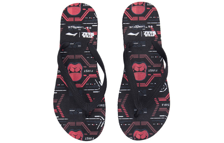 Li-Ning x Star Wars LN Floper Sandals Black/Red AGAQ005-3