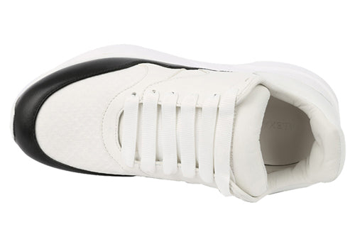 (WMNS) Alexander McQueen Oversized Runner in Nappa Calf Leather 'White Black' 533710WHT999034