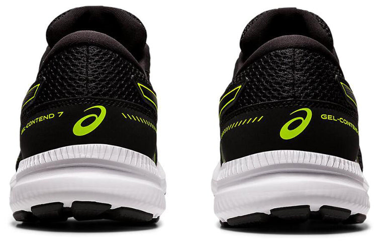 ASICS Gel-Contend 7 4E Wide 'Black Hazard Green' 1011B039-003