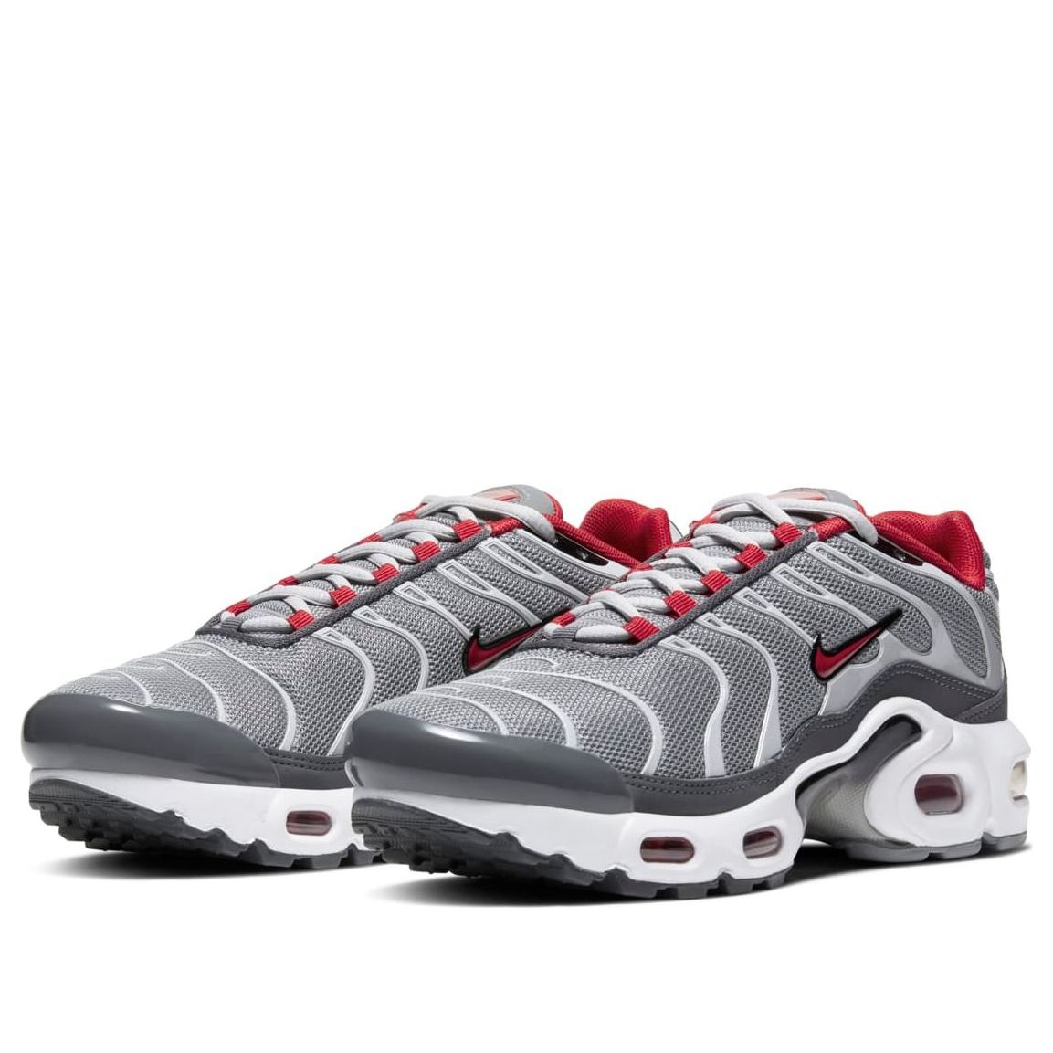 (GS) Nike Air Max Plus 'Particle Grey University Red' CD0609-005