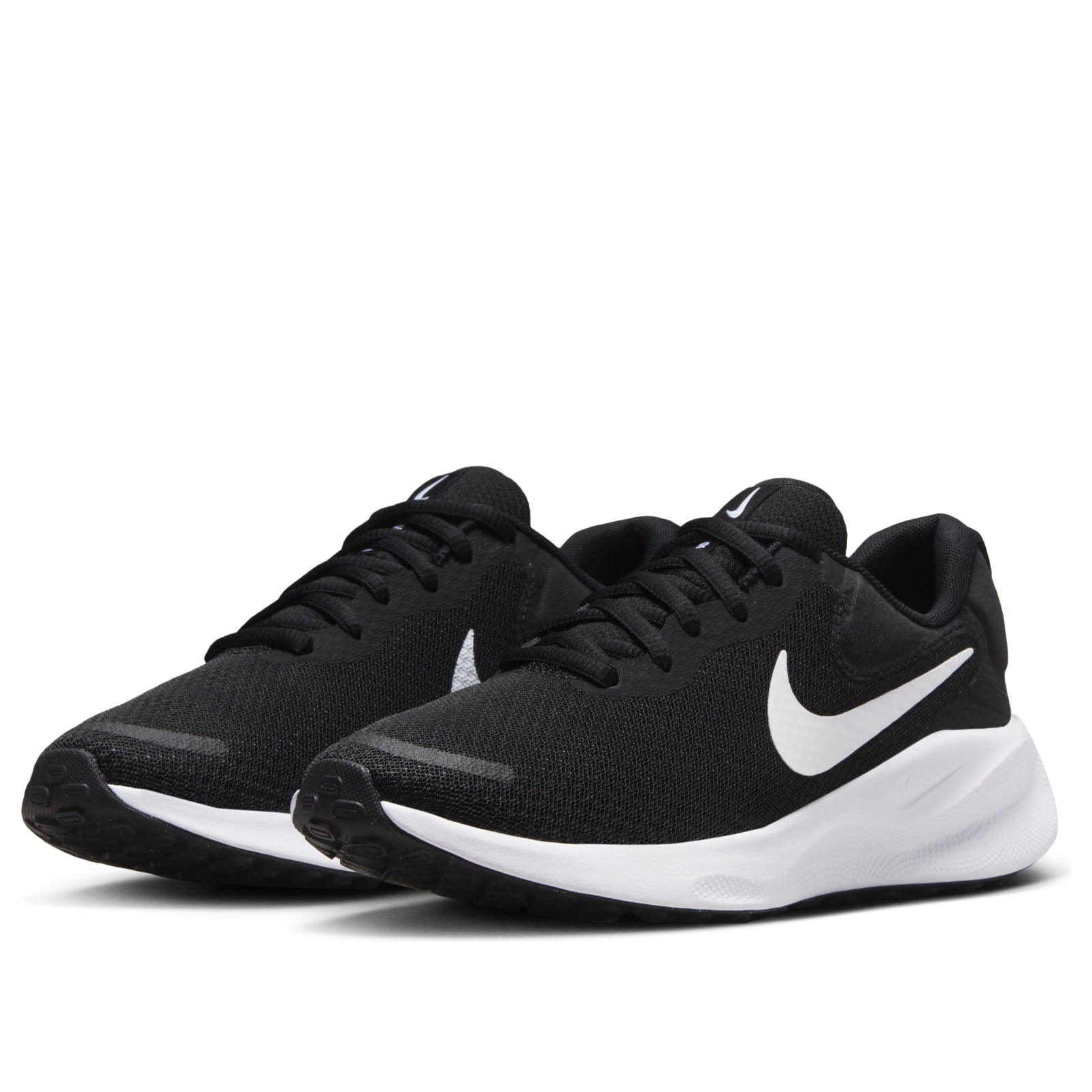 (WMNS) Nike Revolution 7 Road Running Shoes 'Black White'  FB2208-003