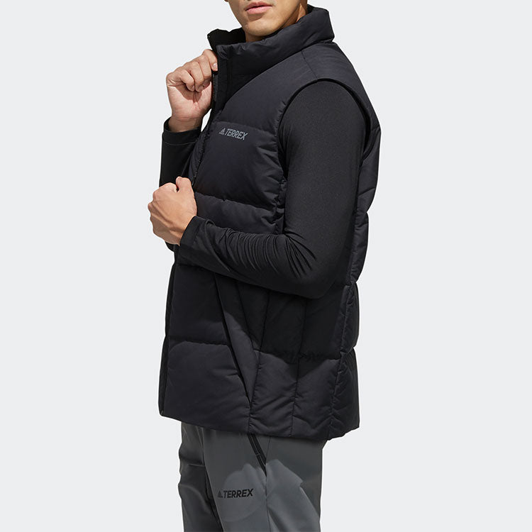 adidas Xplr Dwn Vest Alphabet Casual Down Vest Black FJ9229