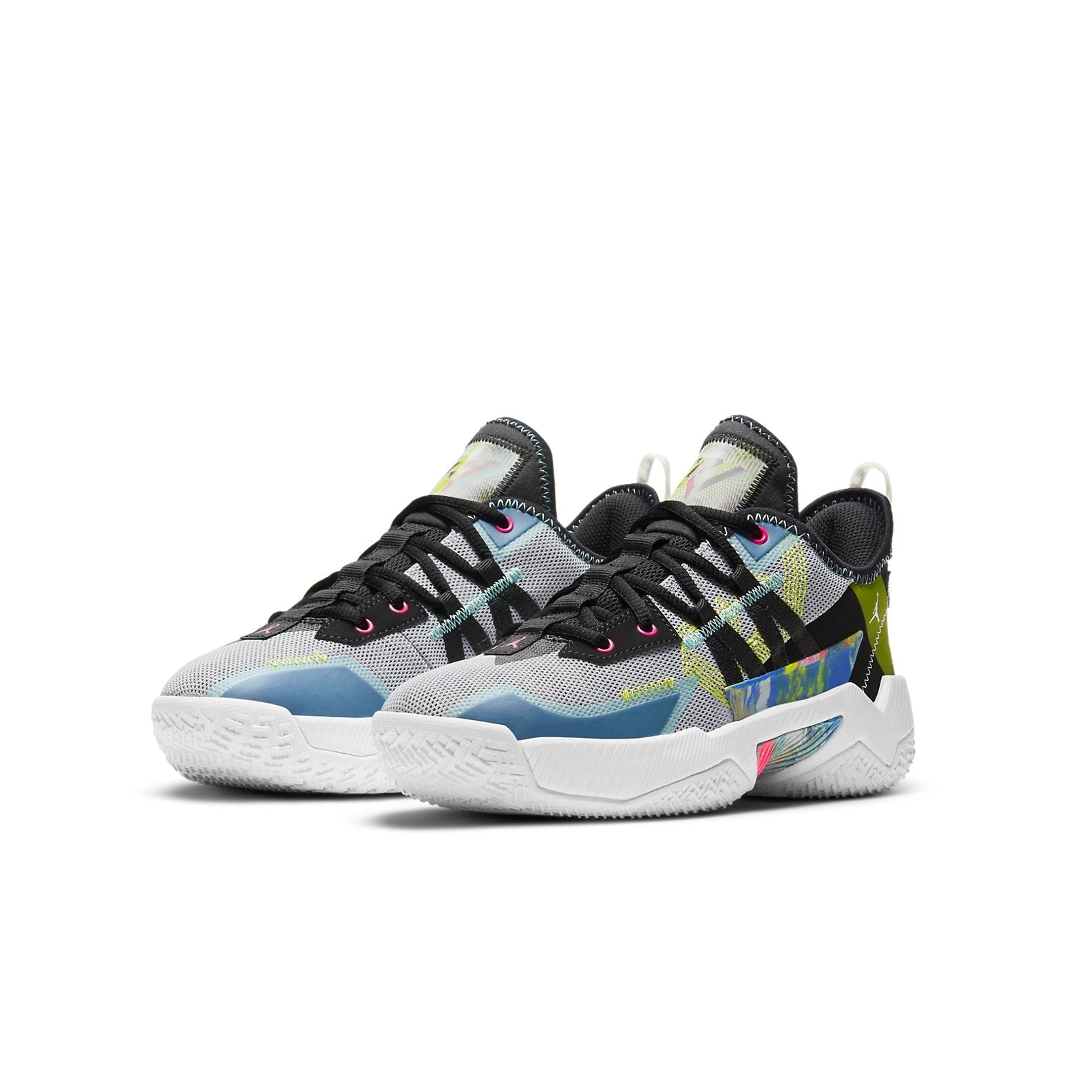 (GS) Air Jordan Westbrook One Take 2 'Green Blue Black' CZ0840-003