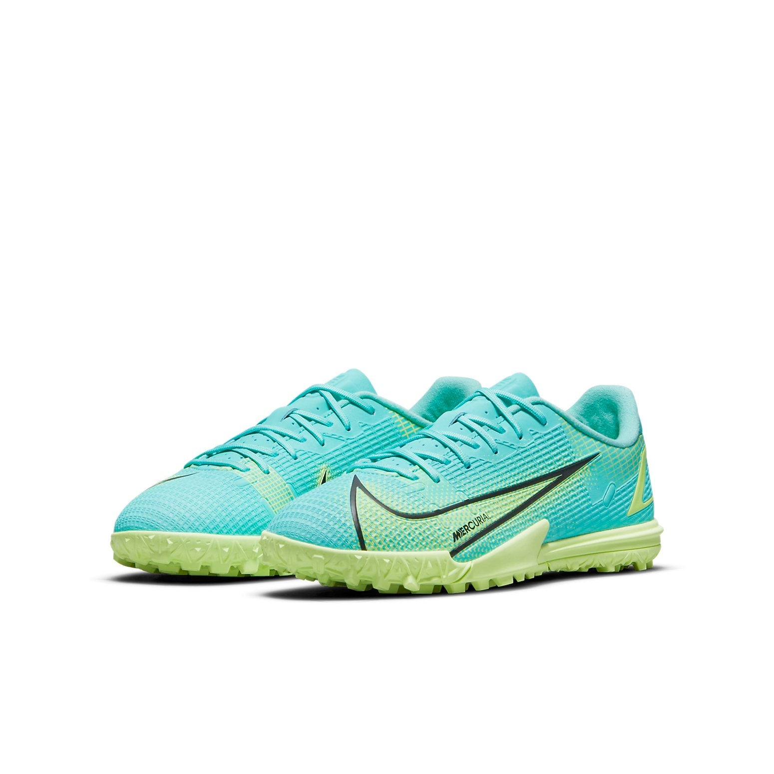 (GS) Nike Mercurial Vapor 14 Academy TF Turf 'Green Yellow White' CV0822-403