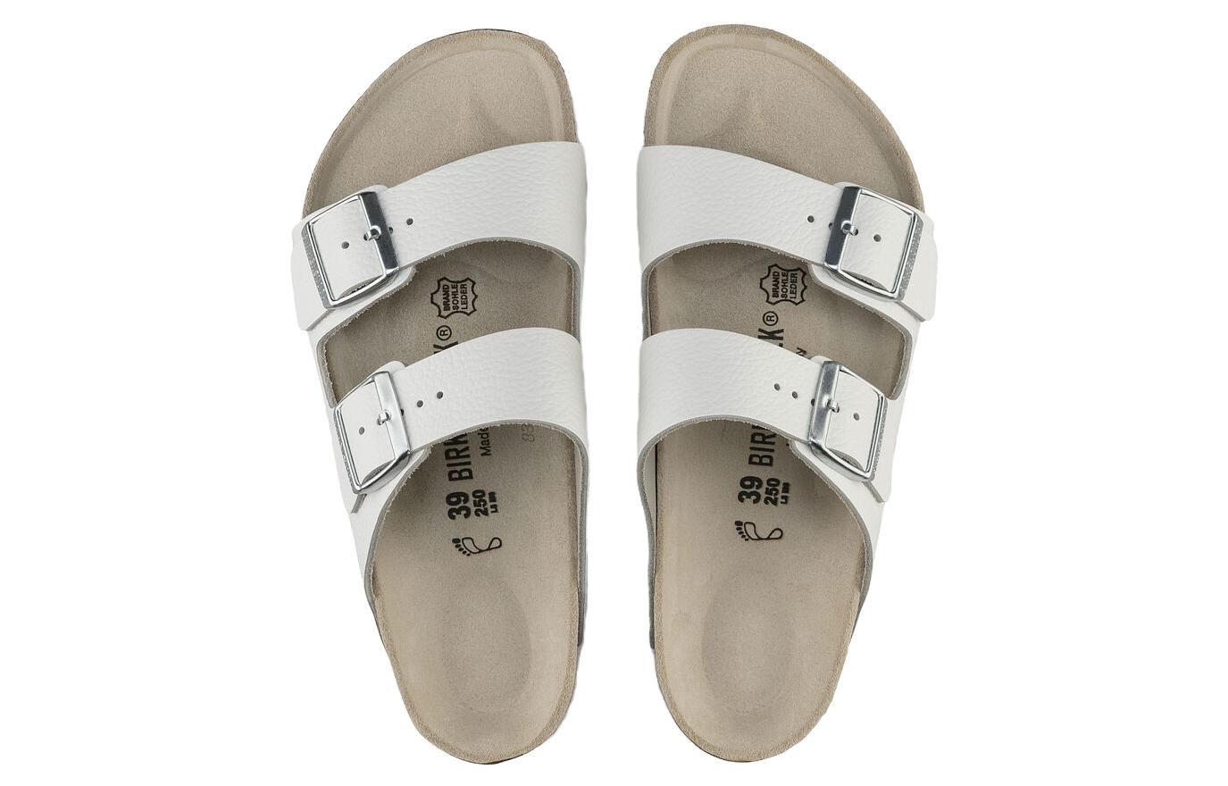Birkenstock Arizona Leather Sandals 'White' 0051131