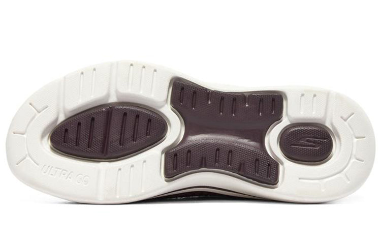 (WMNS) Skechers Go Walk Arch Fit 'Wine Red White' 124496-BURG