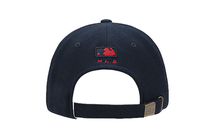 MLB Alphabet Embroidered Baseball Cap Navy Blue 32CPWZ011