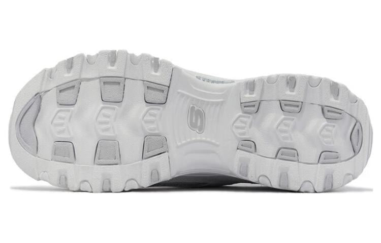 (WMNS) Skechers D'Lites 'White Silver' 150031-WSL