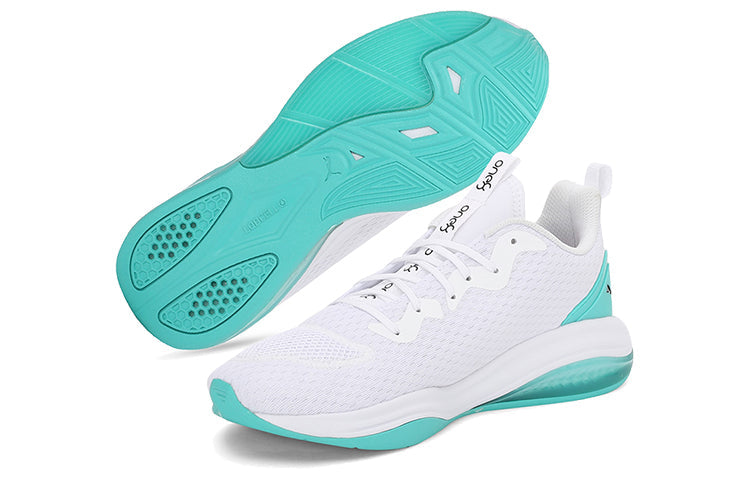 (WMNS) PUMA Lqdcell Tension One8 Low Top Running Shoes White/Blue 193312-01