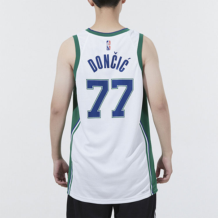 Nike NBALuka Doncic  Dallas Mavericks 75th Anniversary City SW Fan Edition Basketball Jersey #77 DB4023-100