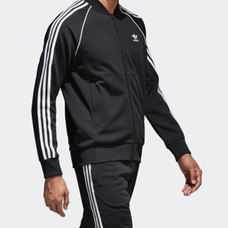 adidas originals Track Sports Stand Collar Jacket Black CW1256