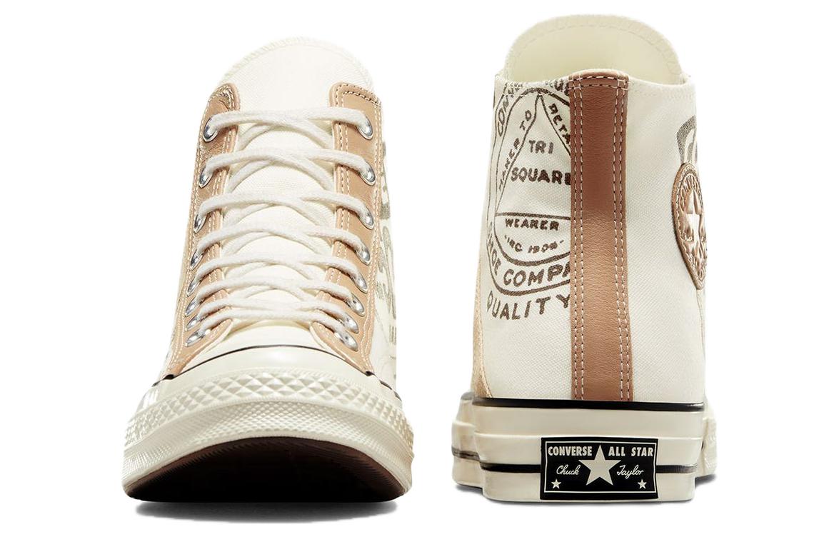 Converse Chuck 70 Leather Overlay High 'Egret Champagne Tan' A07122C