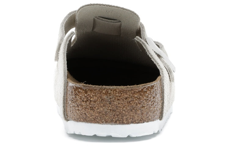 Birkenstock x Stssy Boston Suede Embossed 'Bone' 1019742