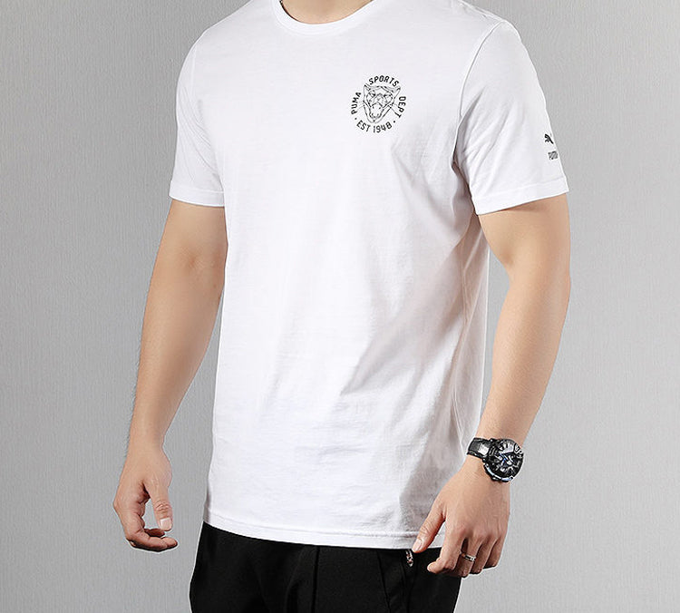 PUMA Graphic Vintage Cat Tee 'White' 578728-02