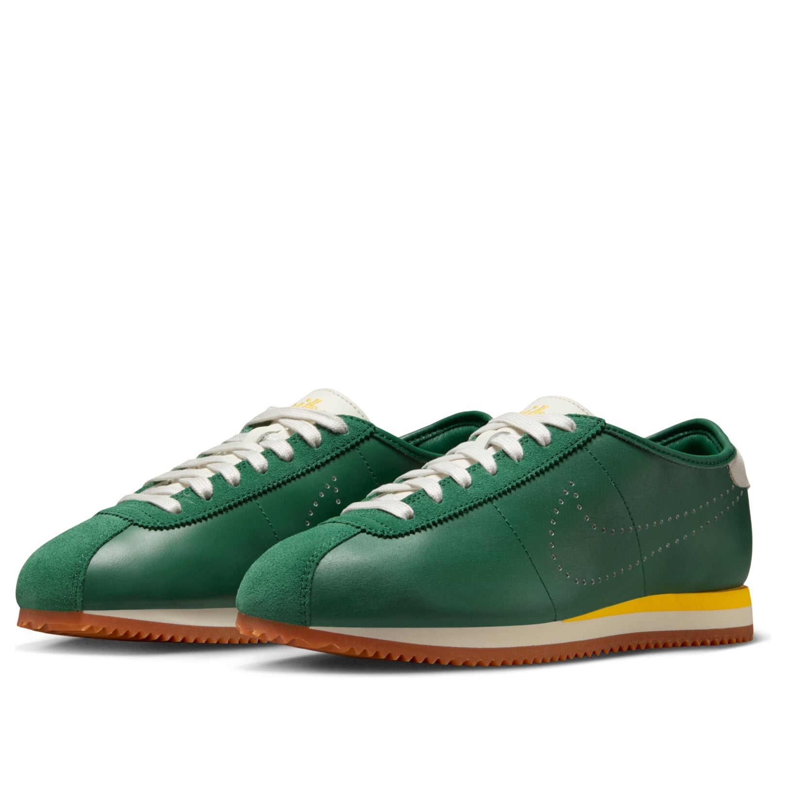 (WMNS) Nike Cortez Leather 'Gorge Green Amarillo Gum' HQ1841-300