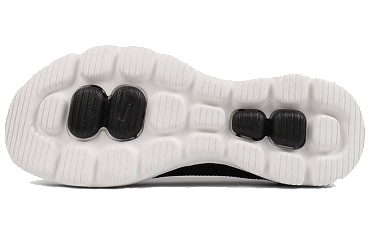 (WMNS) Skechers Slip-On Shoes 'Black White' 15755-BKW
