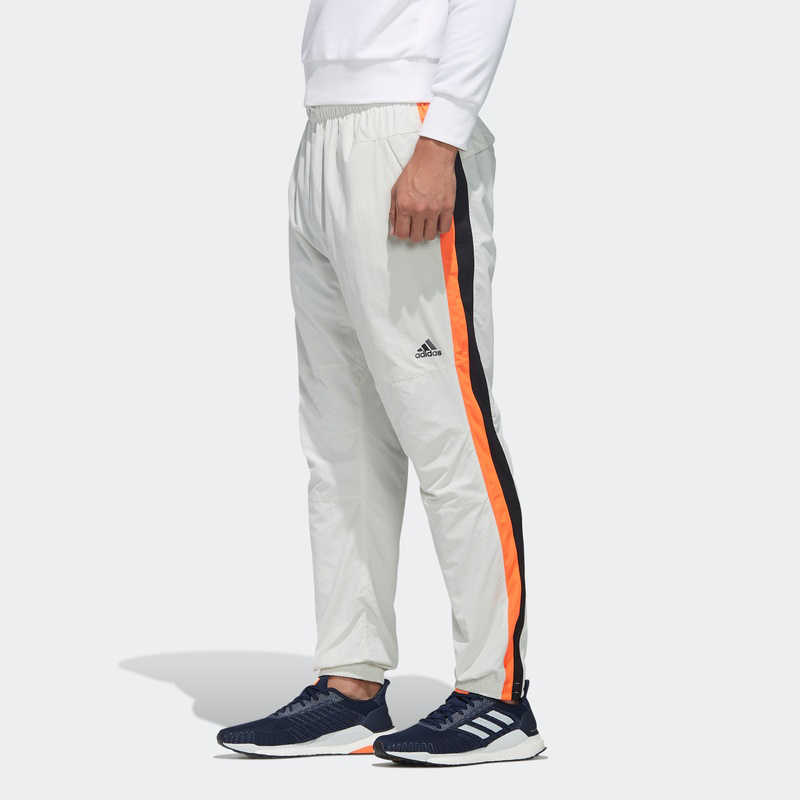adidas M Mh Cb Pnt Stripe Loose Sports Pants Gray FM5456