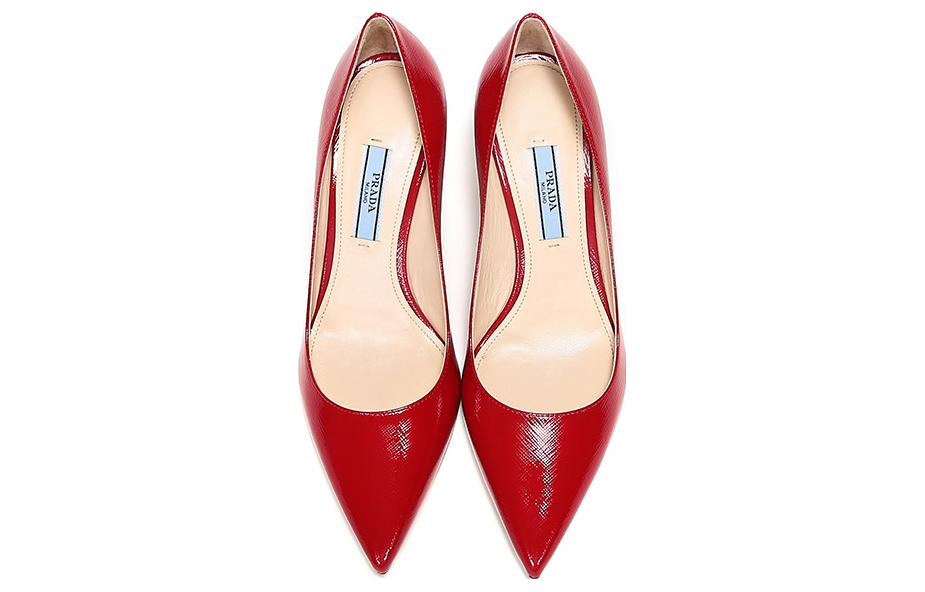 (WMNS) PRADA Pointed Saffiano Leather Heels 'Red' 1I834I_3A9S_F0011_F_065