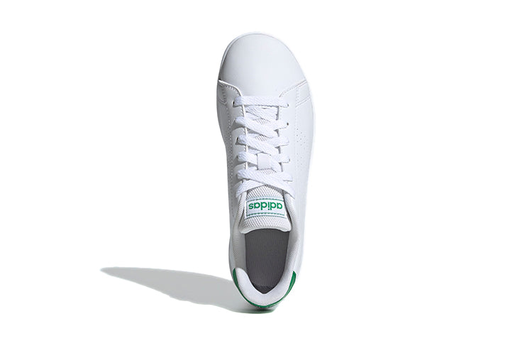 (GS) adidas Advantage J 'White Green' EF0213