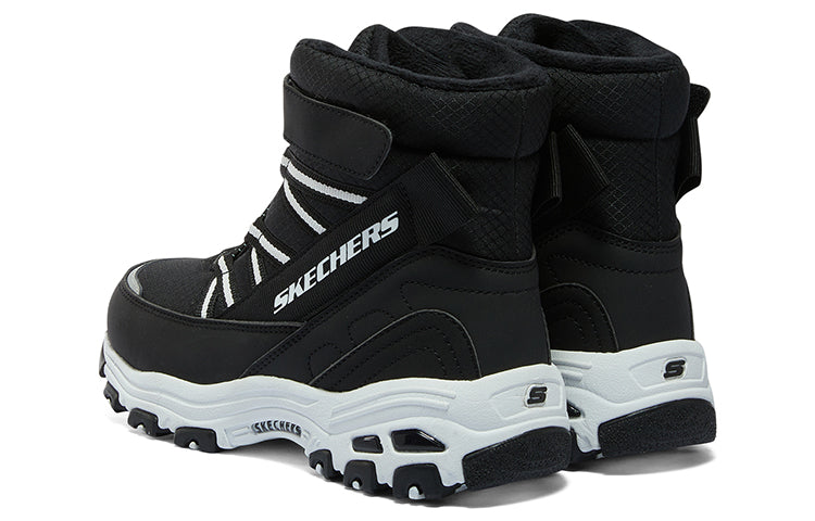(GS) Skechers Winter Comfy Boots 'Black White' 660092L-BKW