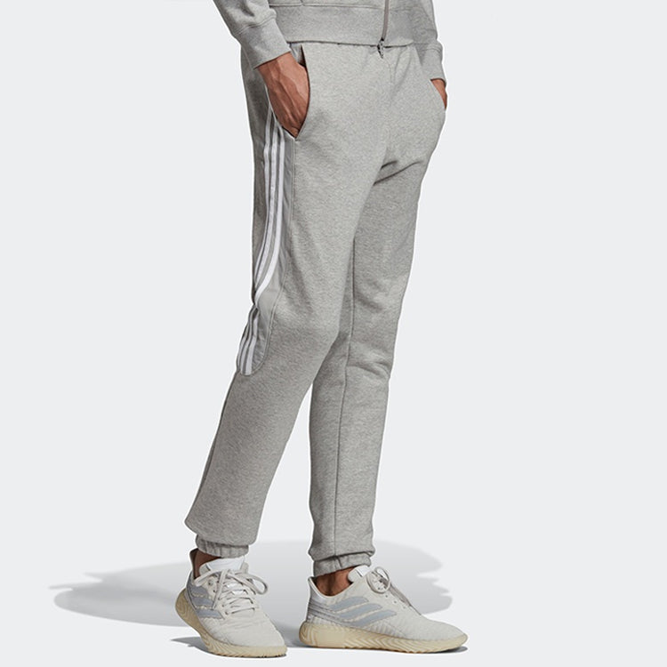 adidas originals Radkin Sweat Pants Cozy Bundle Feet Sports Long Pants Gray DU8138