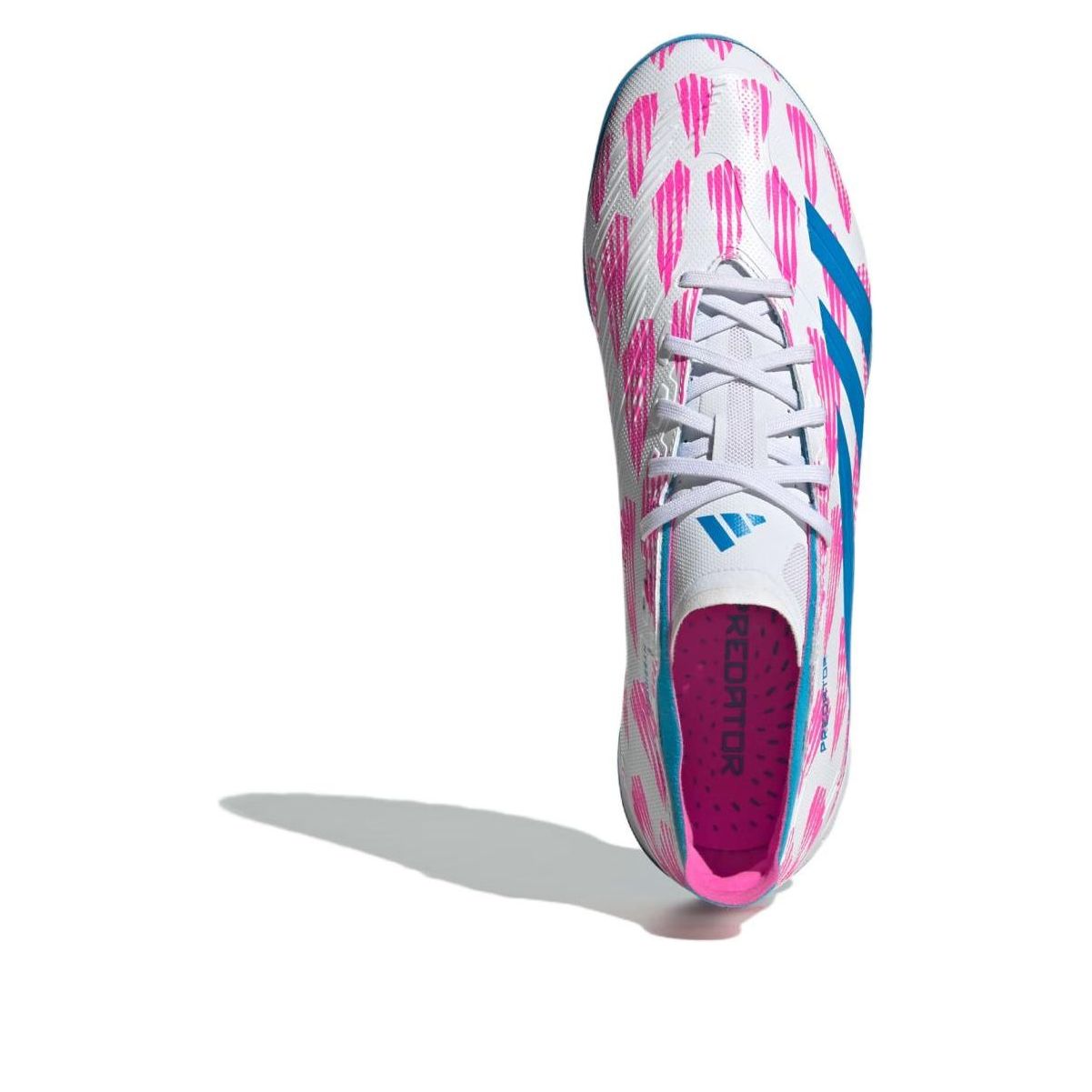 adidas Predator League Turf 'Cloud White Solar Blue Solar Pink' IF6379