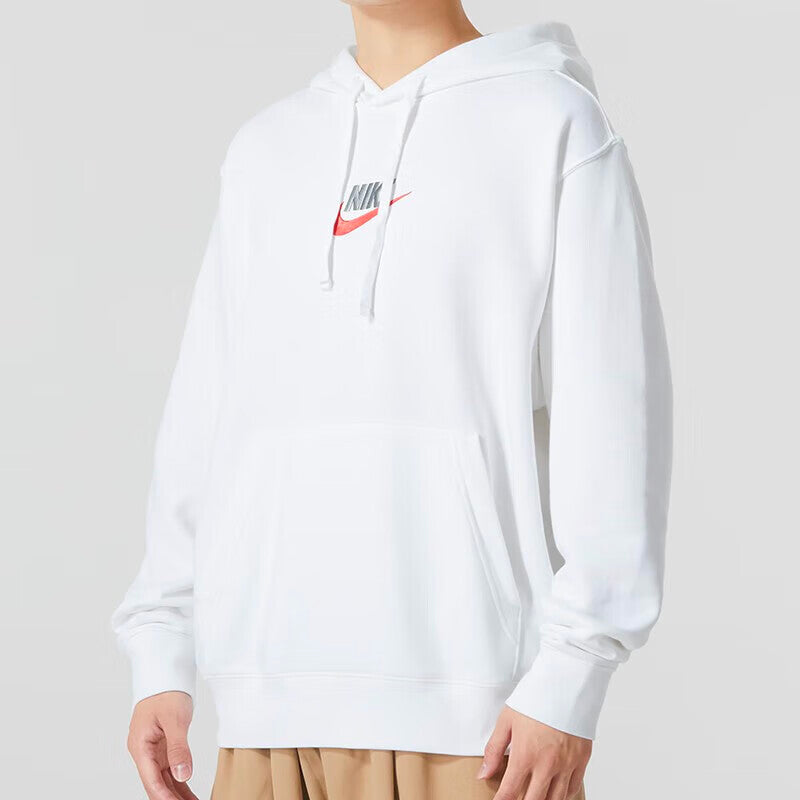 Nike Club Pullover Hoodie 'White' FB7789-100