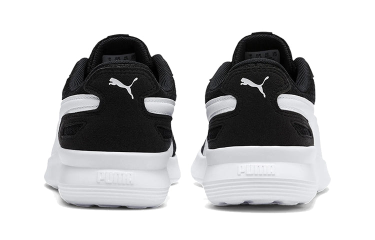 (GS) PUMA St Activate Low Top Running Shoes Black/White 369069-01