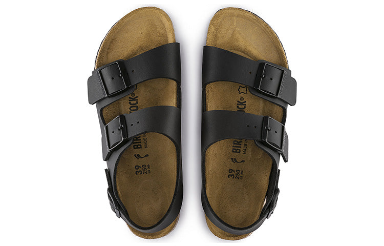 Birkenstock Milano Birko-Flor 'Dark Brown' 34791
