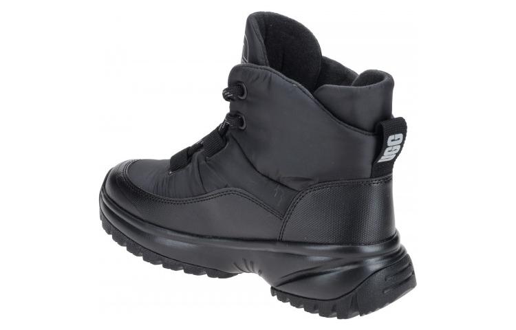 (WMNS) UGG Yose Puffer Lace 'Black' 1143844-BLK