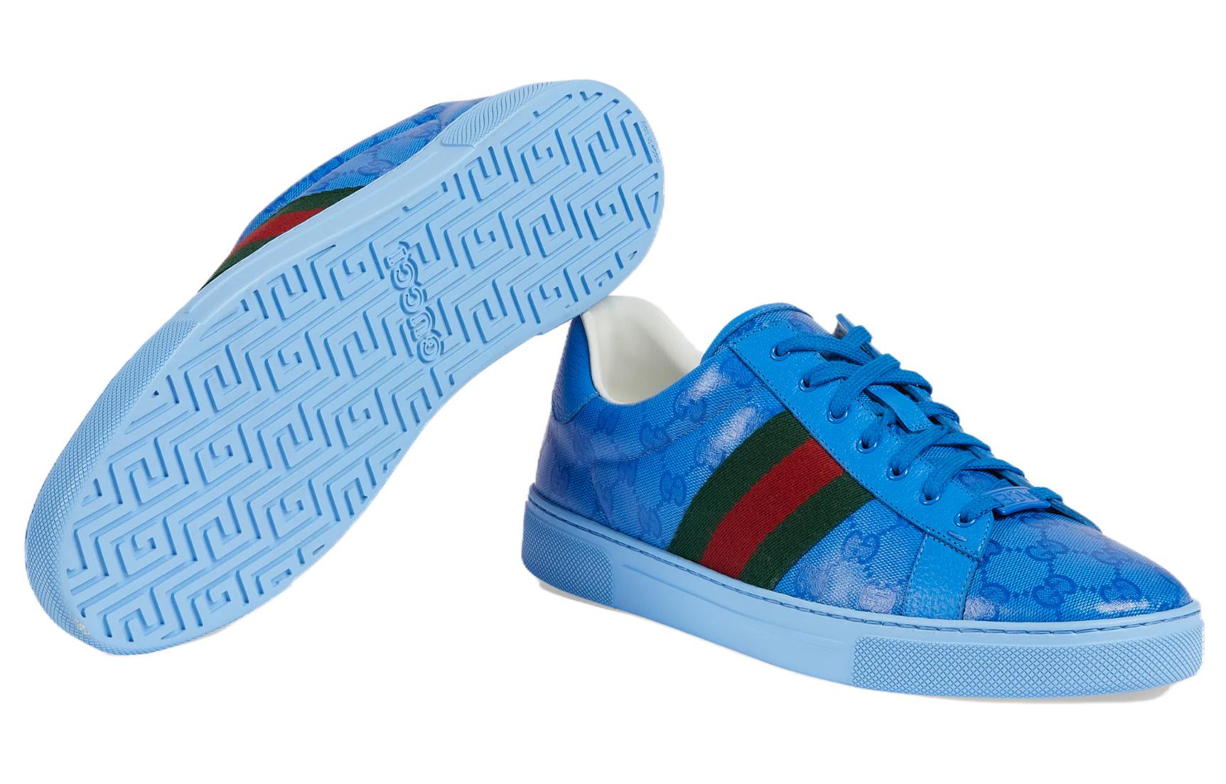 Gucci  Ace GG Crystal Canvas 'Blue' 760775-FACRF-4349