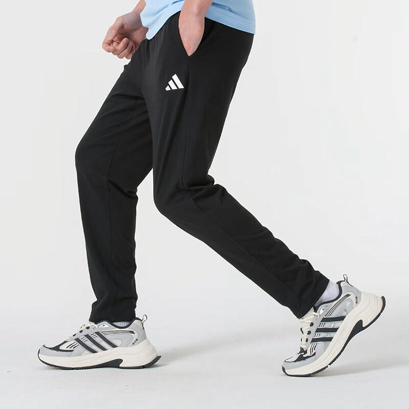 adidas Casual Pants Asia Sizing 'Black White' JY8568