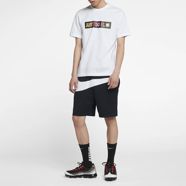 Nike just do it US Edition Sports Short Sleeve White BQ0169-100