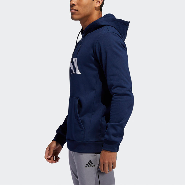 adidas Spt Bb Po Basketball Casual Sports Pullover Large Navy Blue EC6233