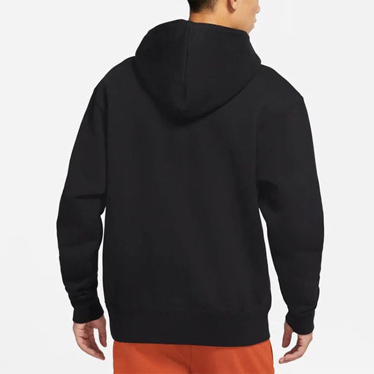 Men's Air Jordan Sport Fleece Knit Pullover Hooded Sports Black DJ0220-010