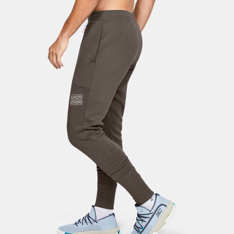 Under Armour Baseline Fleece Pants 'Brown' 1343008-250
