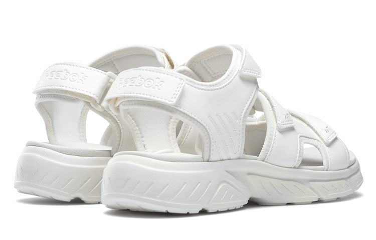 Reebok Hyperium Sandal Velcro Open Toe Flat Heel Sports White Sandals GX7848