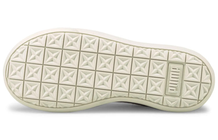 (WMNS) PUMA Suede Mayu Sneakers 'Green White' 380686-04