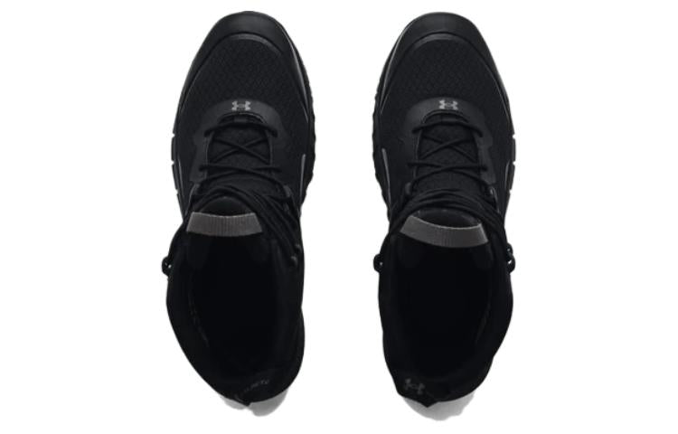 Under Armour Micro G Valsetz Leather Waterproof Zip Tactical Boots 'Black' 3026738-001