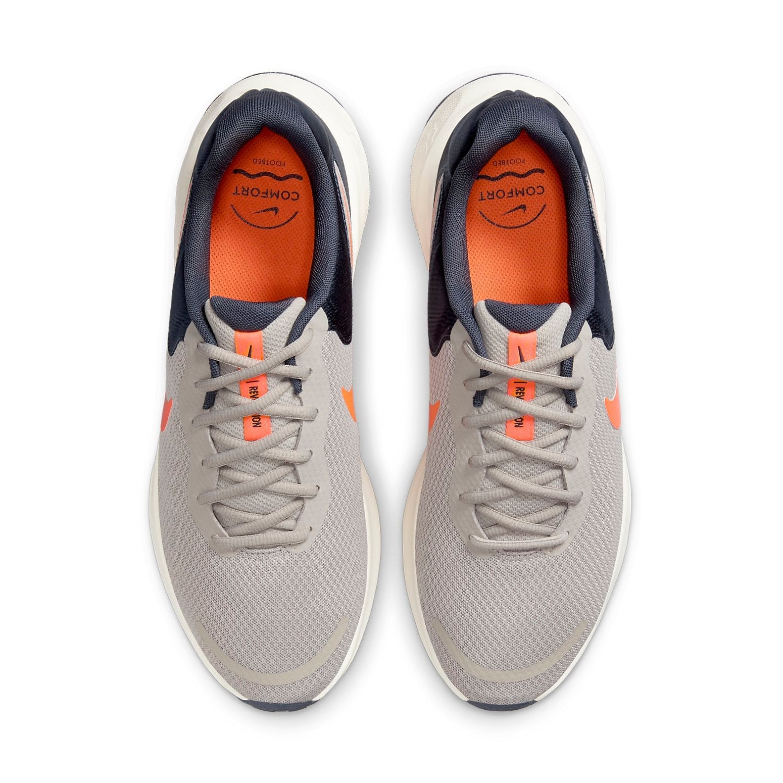 Nike Revolution 7 'Light Iron Ore Total Orange' FB2207-009