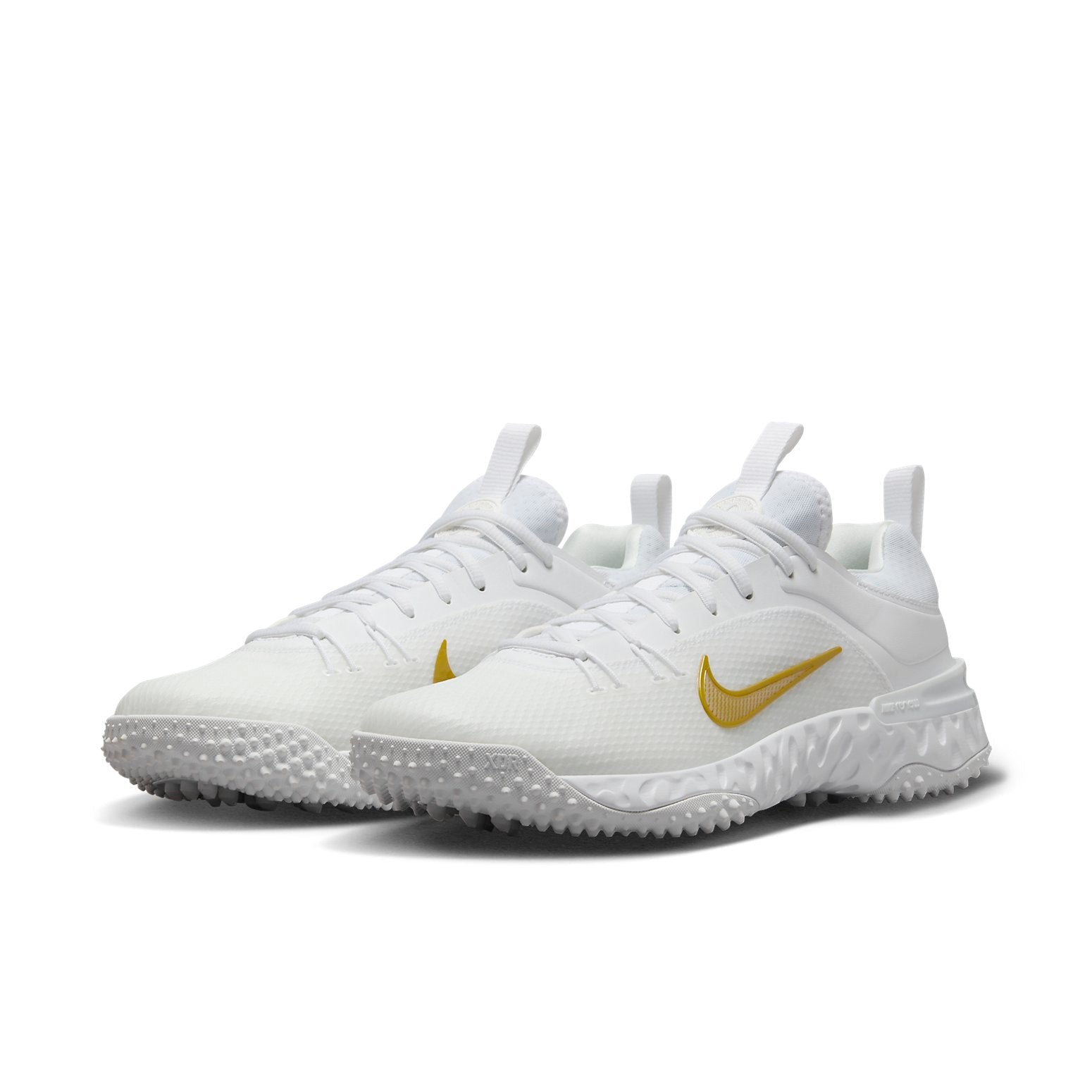 Nike Huarache 9 Elite TF LAX 'White Metallic Vivid Gold' FN0310-100