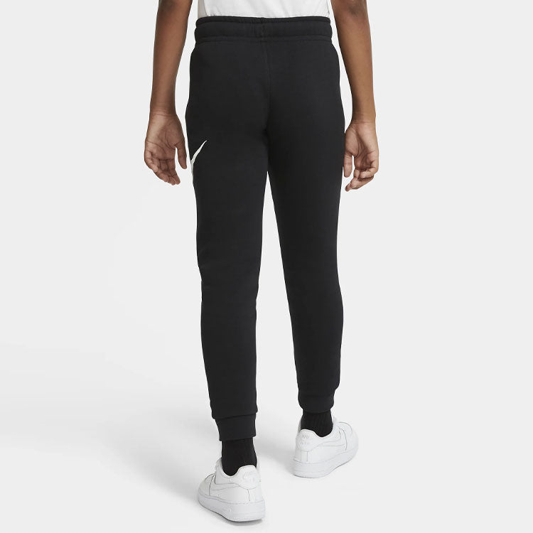 (GS) Nike Logo Printing Bundle Feet Sports Pants/Trousers/Joggers Boy Black CJ7863-010