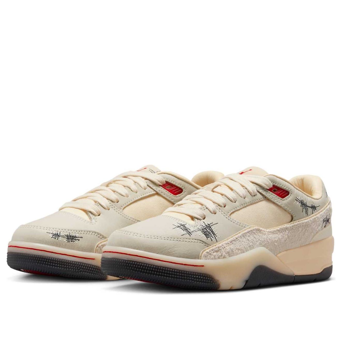 (WMNS) Air Jordan Flight Court 'Who Decides War Coconut Milk' HQ2958-100