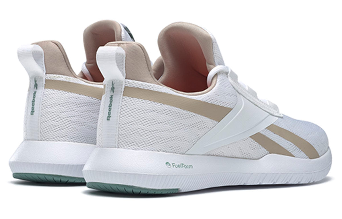 (WMNS) Reebok Reago Pulse 2.0 'White Brown' EF5977