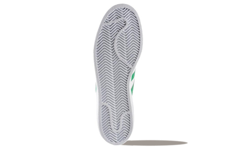 adidas Original Superstar Foundation Shoes 'White Green Gold' BY3715
