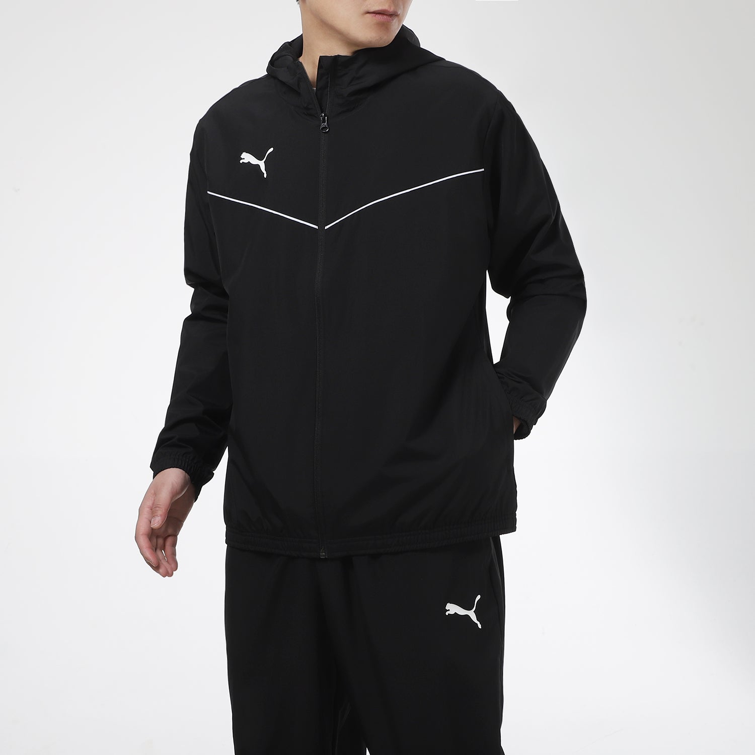 PUMA Full Sleeve Solid Jacket 'Black' 657396-03