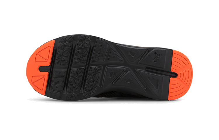 PUMA Enzo 2 Weave Running Shoe Black/Orange 193165-07