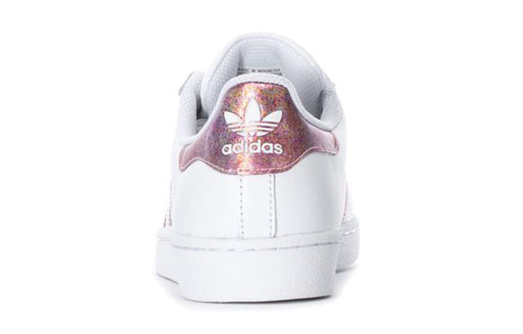 (GS) adidas Superstar 'White Clear Orange Lenticular' DB2960